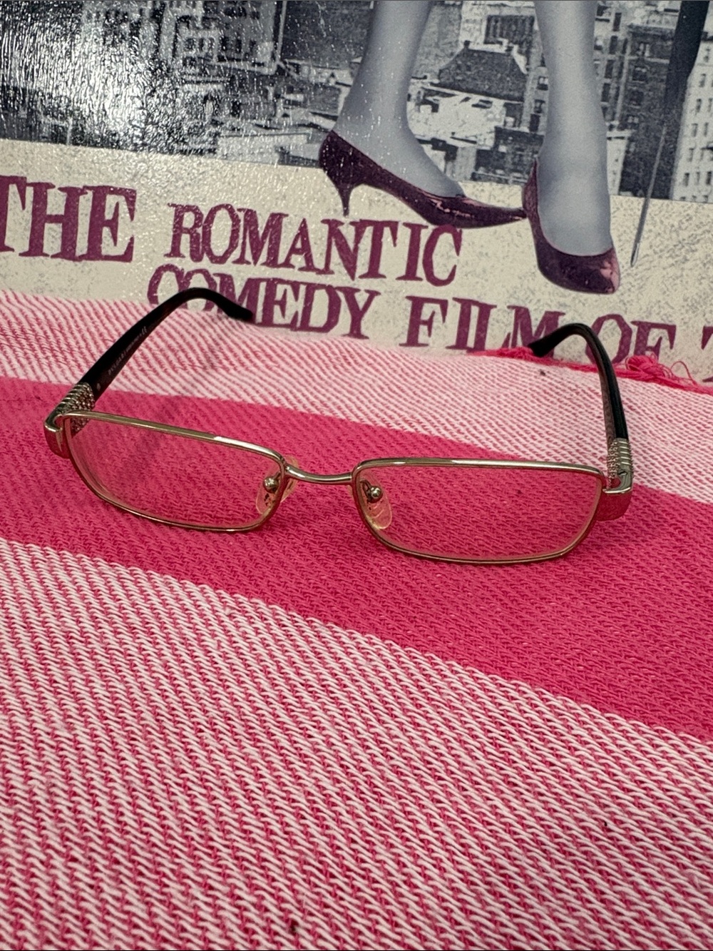 BVLGARI Gold and Black Optical Glasses